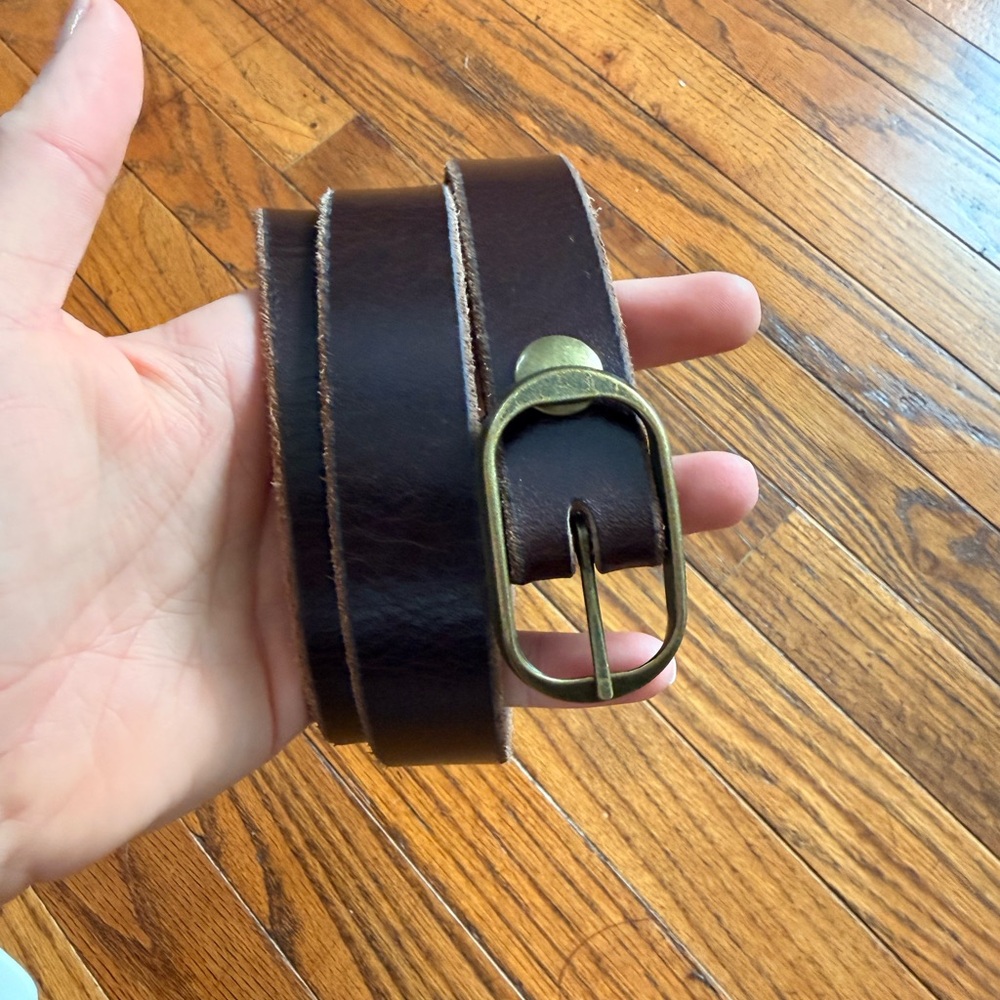 Brown Leather Belt